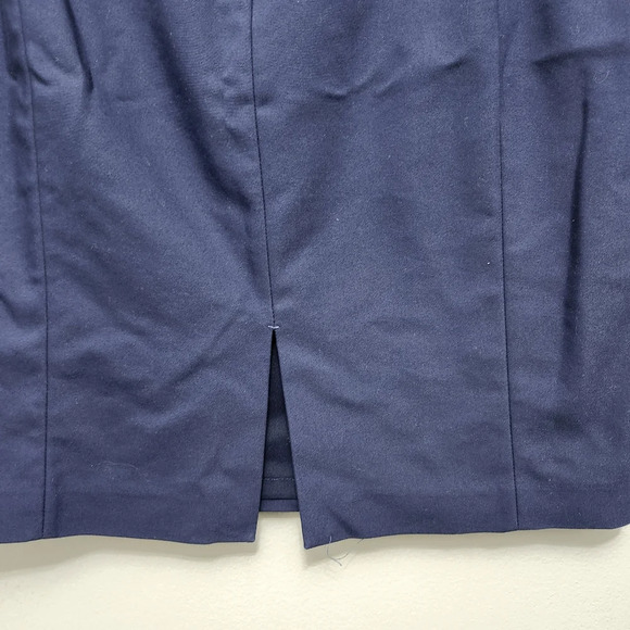 Express women's mini skirt size 10 navy blue fully lined - Picture 4 of 7